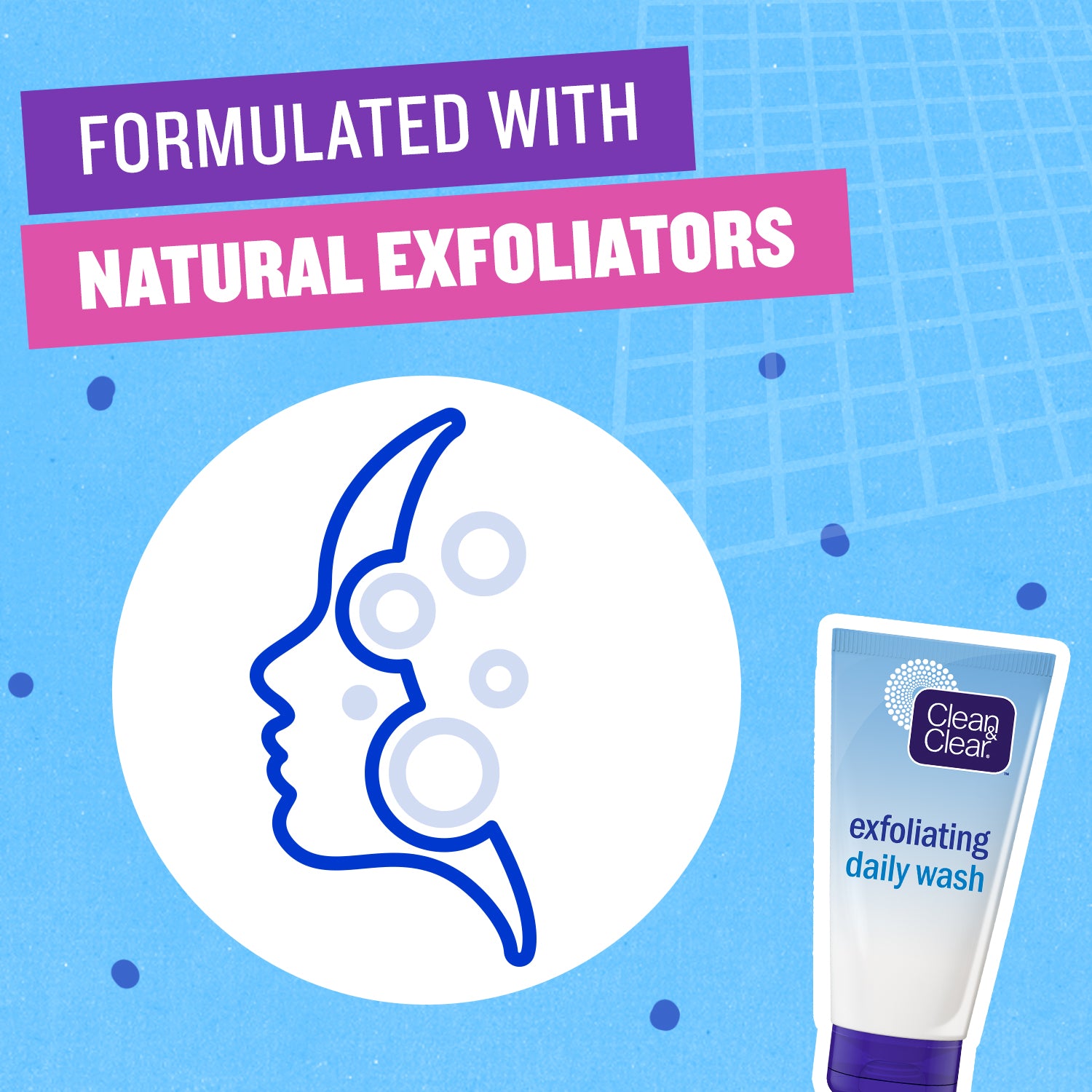 Clean & Clear - Exfoliating Daily Wash, Oil Free 150ml