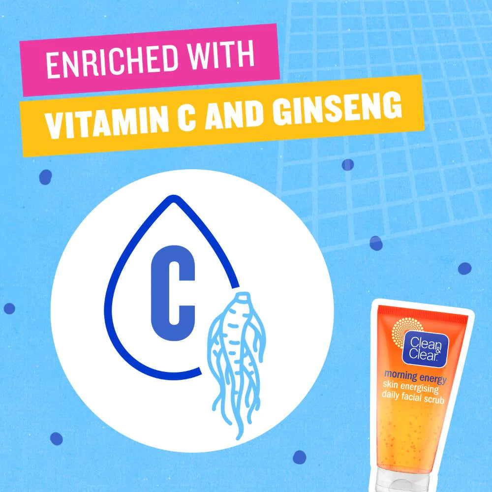 Clean & Clear - Skin Energising Daily Facial Scrub 150ml