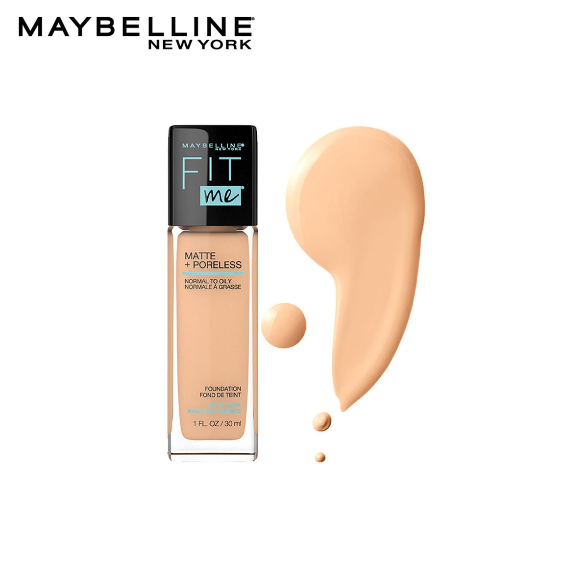 Maybelline - Fit Me Luminous and Smooth Liquid Foundation - 125 Nude Beige