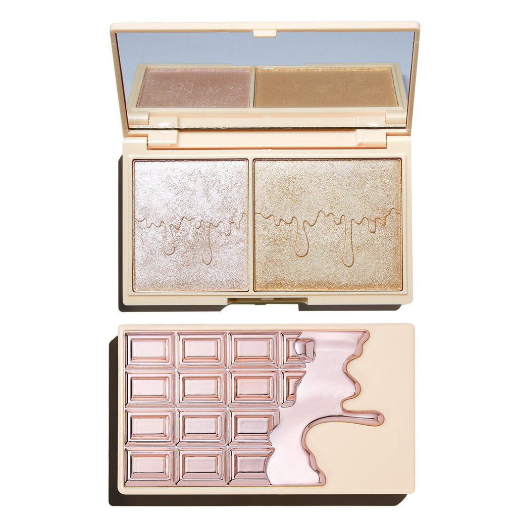 Revolution - I Heart Revolution Rose Gold Glow Mini Chocolate Highlighter Palette