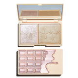 Revolution - I Heart Revolution Rose Gold Glow Mini Chocolate Highlighter Palette