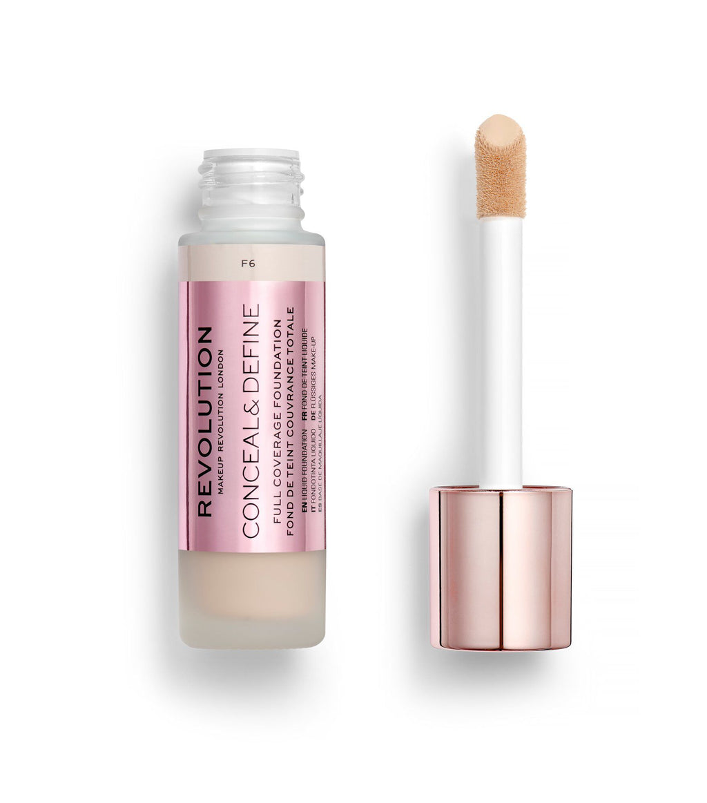 Revolution - Conceal & Define Foundation - F6 23 ml