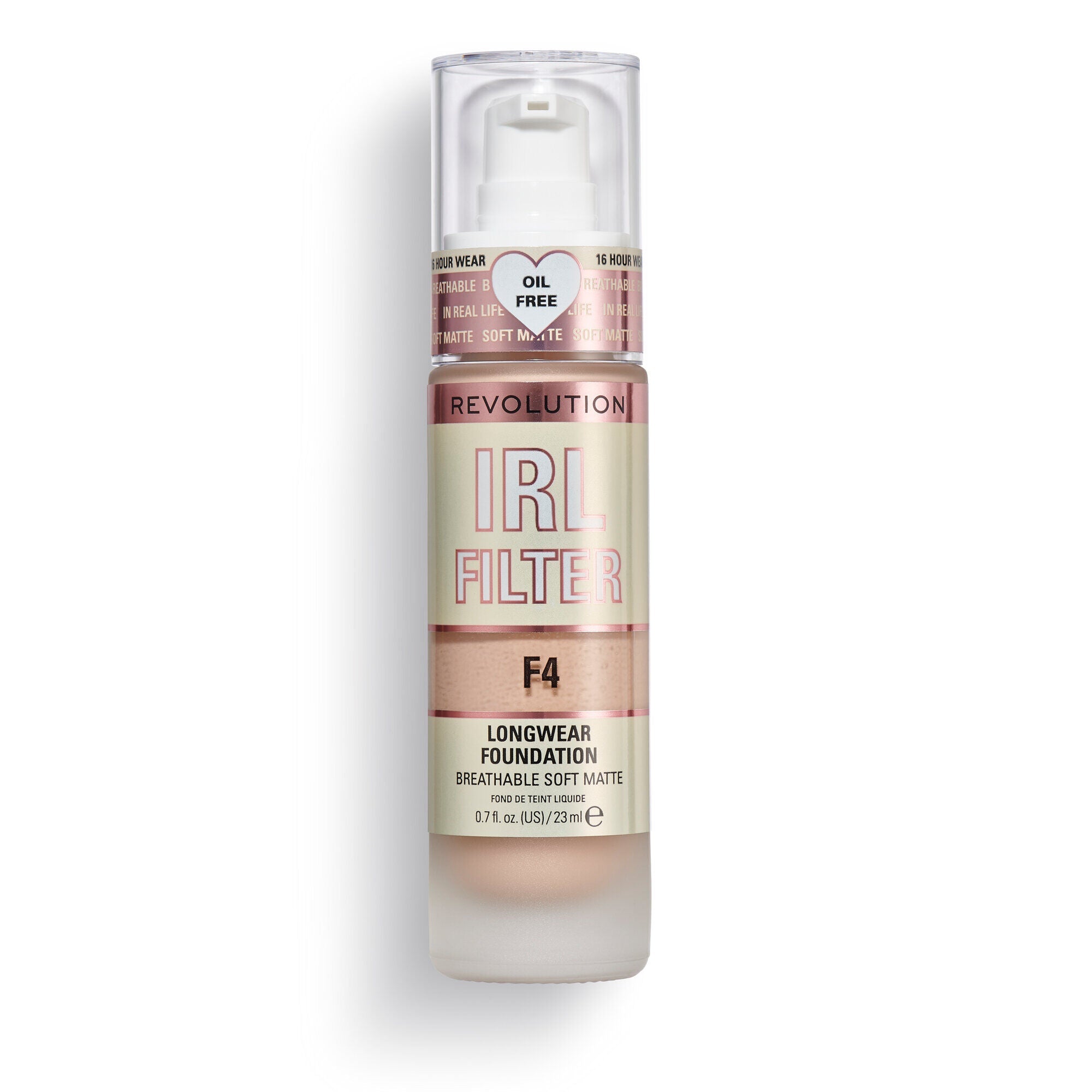 Revolution - IRL Filter Longwear Foundation F4 23ml
