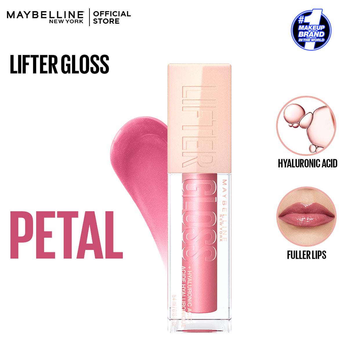 Maybelline - Lifter Gloss Hydrating Lip Gloss - 005 Petal