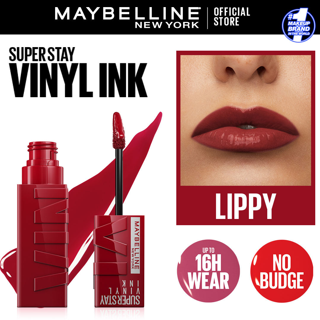 Maybelline - Superstay Vinyl Ink Liquid Lipstick - Lippy – Makeup