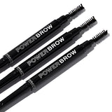 Revolution - Relove Power Brow Pencil - Dark Brown
