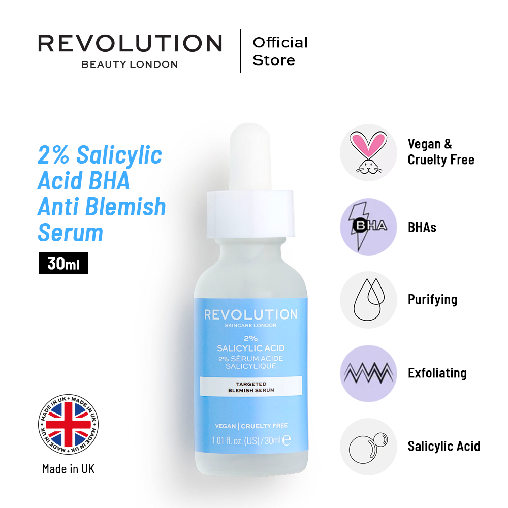 Revolution - 2% Salicylic Acid BHA Anti Blemish Serum 30ml
