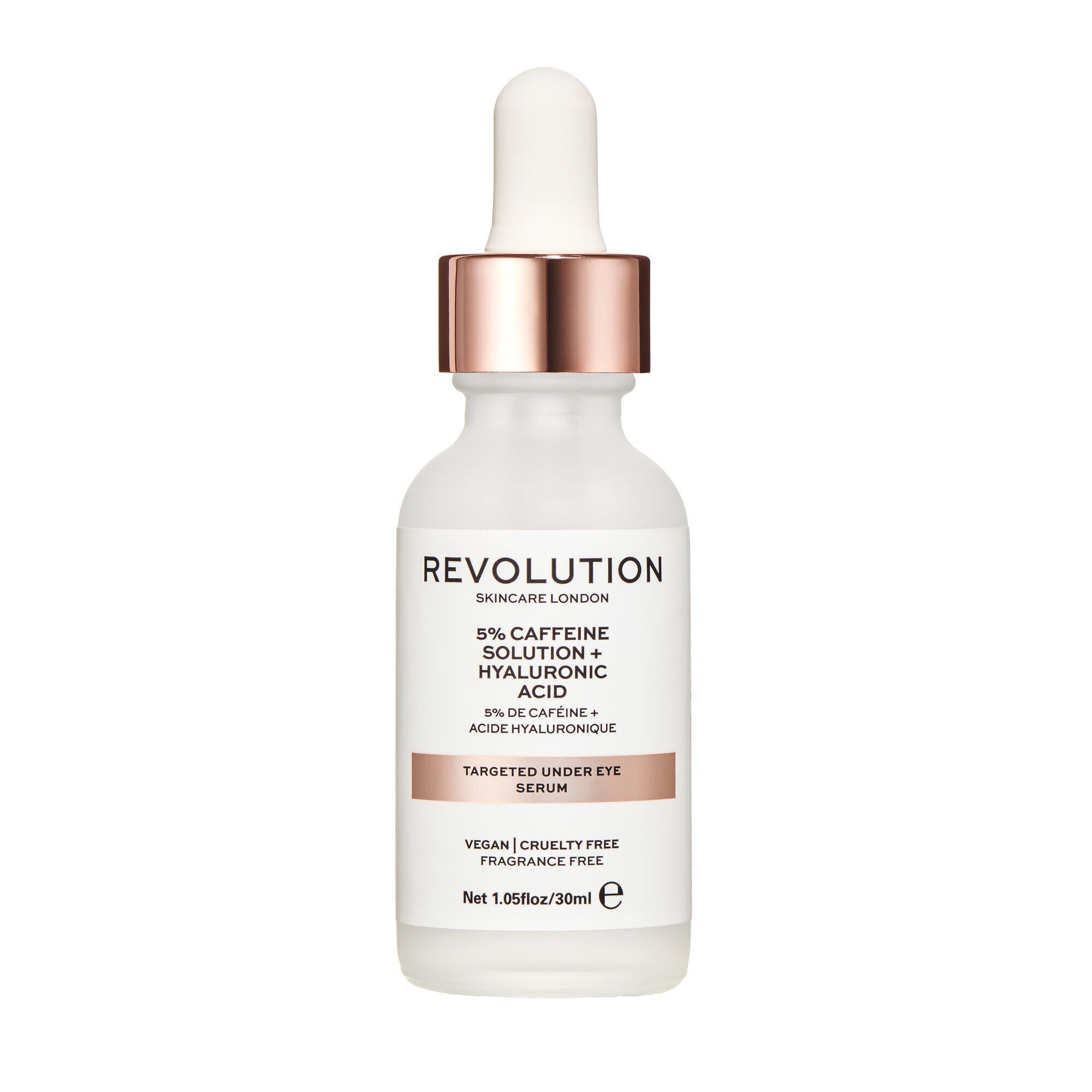 Revolution - 5% Caffeine And Hyaluronic Acid Revitalising Under Eye Serum 30ml