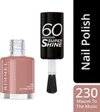 Rimmel London - 60 Second Nail Polish - 230 Mauve to the Music