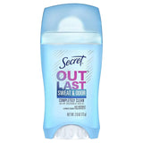 Secret - Deodorant Stick Outlast Sweat & Odor - Completely Clean 2.6OZ