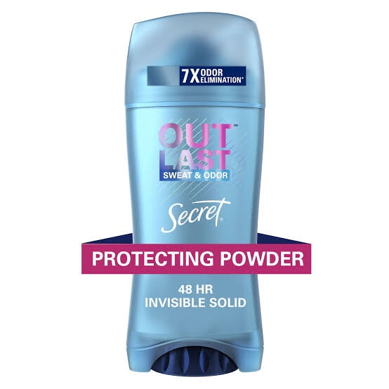 Secret - Deodorant Stick Outlast Sweat & Odor - Protecting Powder 2.6OZ