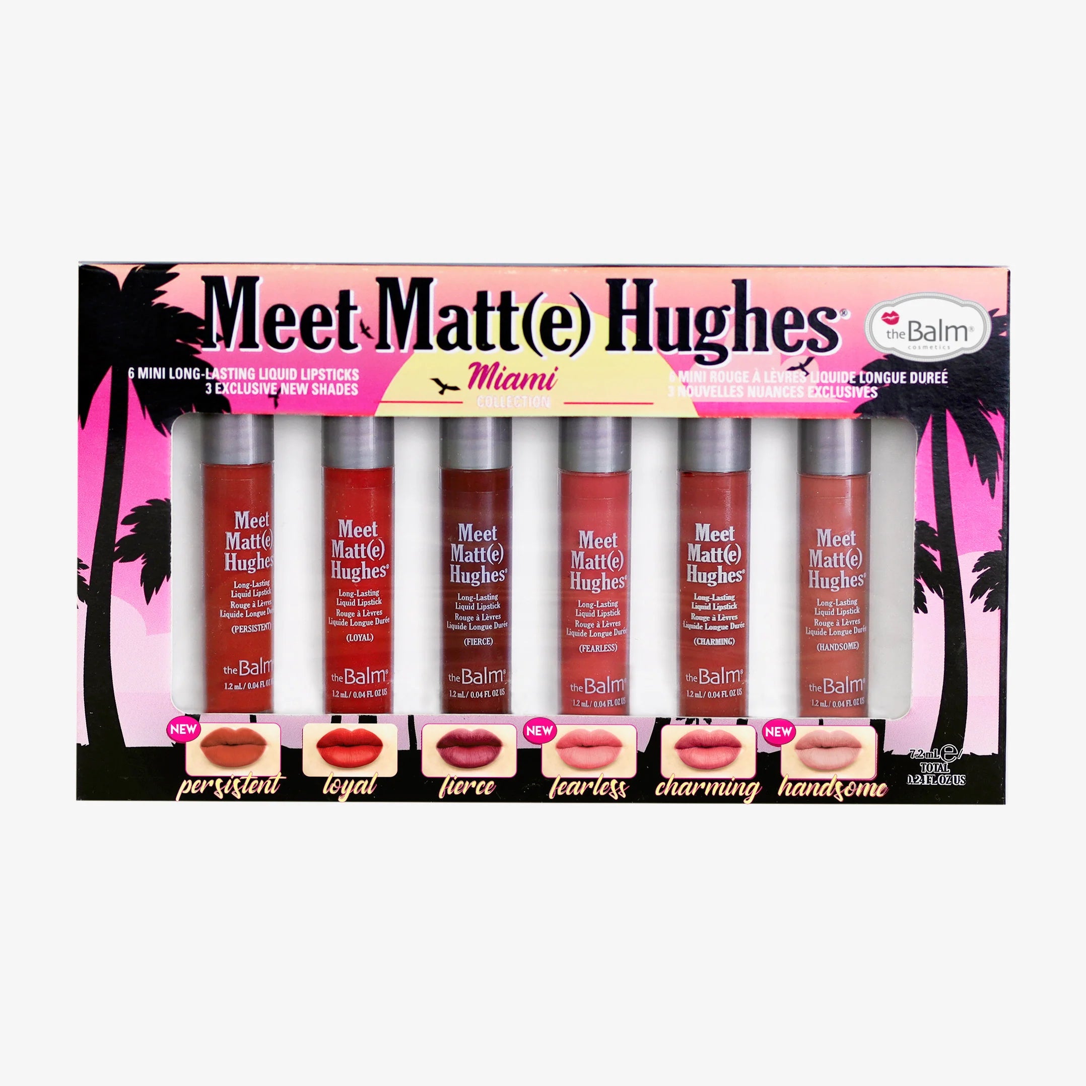 The Balm - Meet Matt Hughes Mini Long Lasting Liquid Lipstick Miami 6s