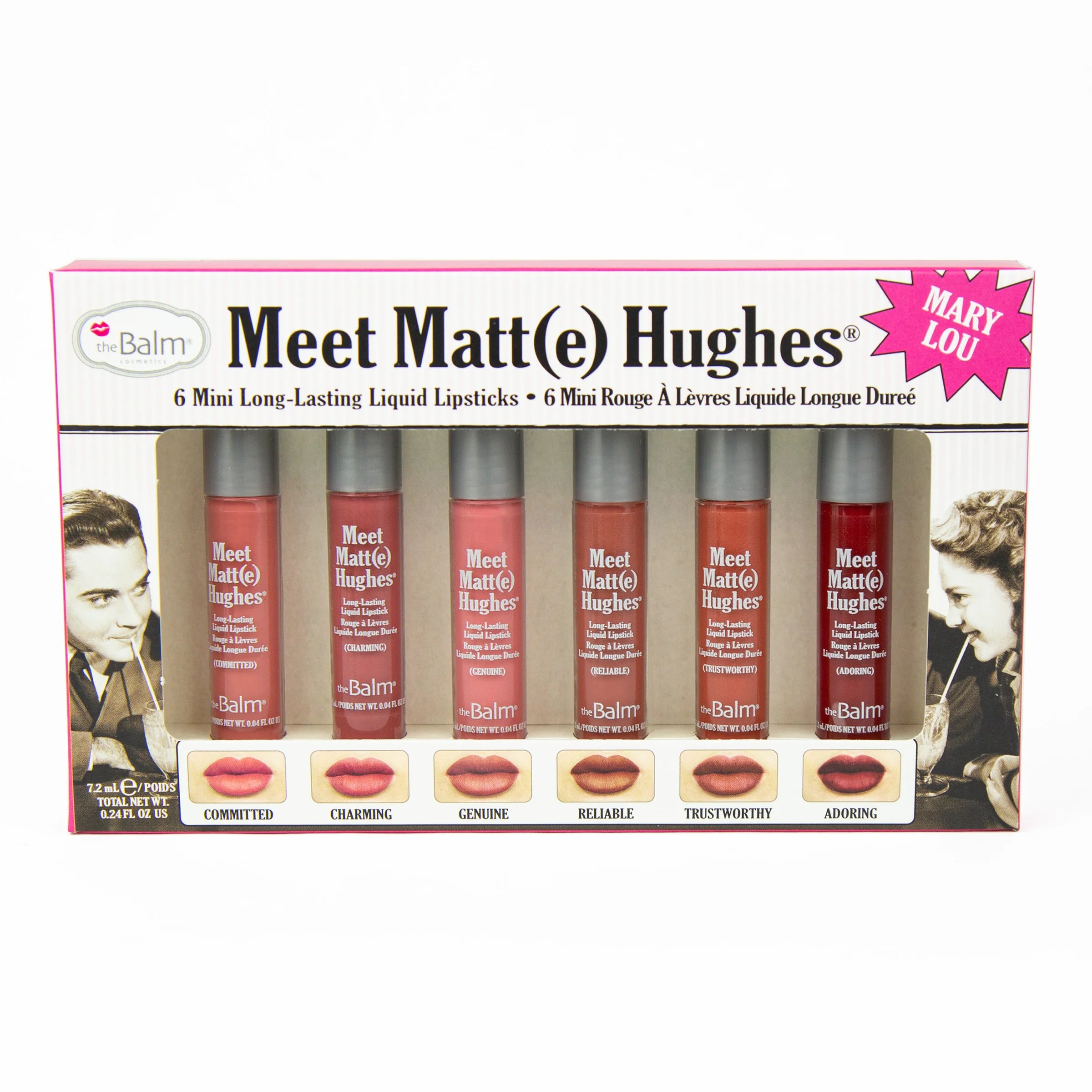 The Balm - Meet Matt Hughes Mini Long Lasting Liquid Lipstick Volume.13 6s