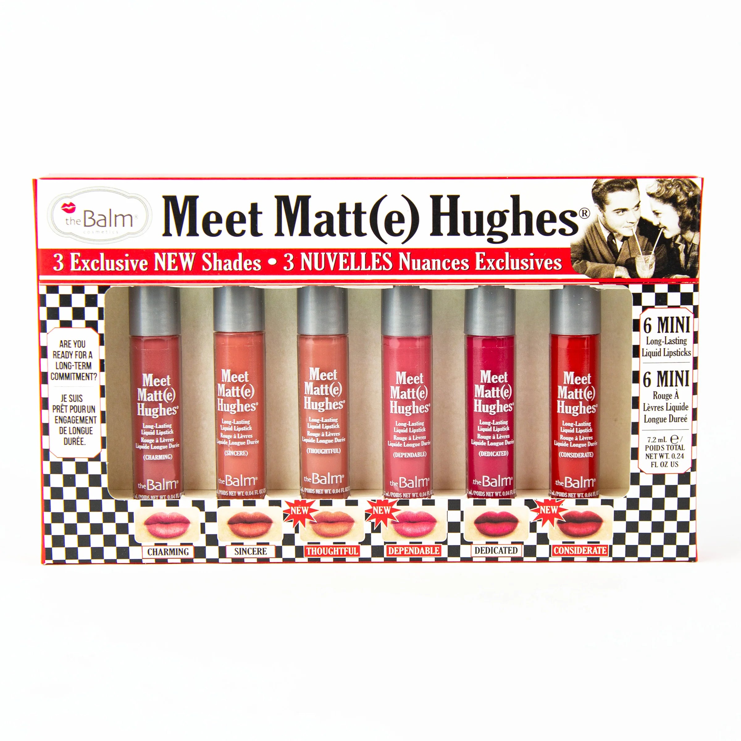 The Balm - Meet Matt Hughes Mini Long Lasting Liquid Lipstick Volume.14 6s