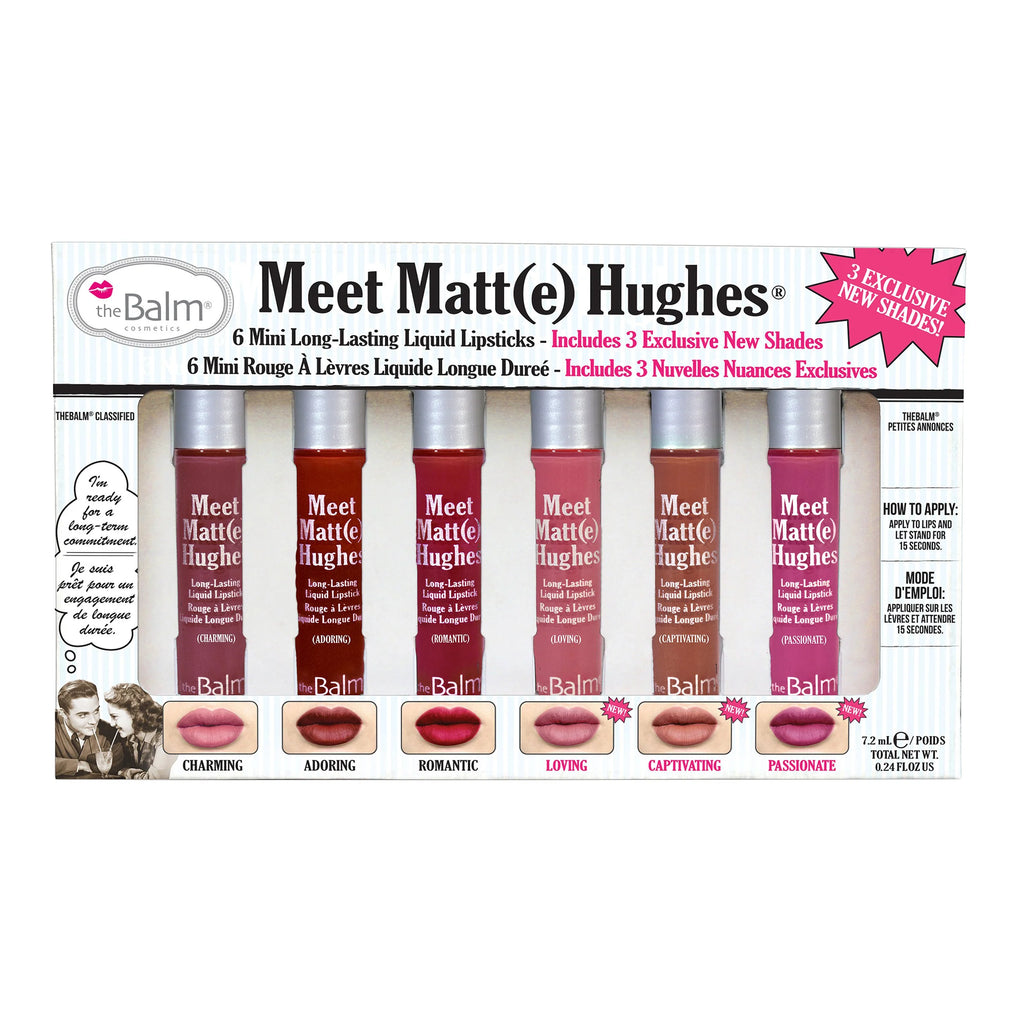 The Balm - Meet Matt Hughes Mini Long Lasting Liquid Lipstick Volume.3 6s