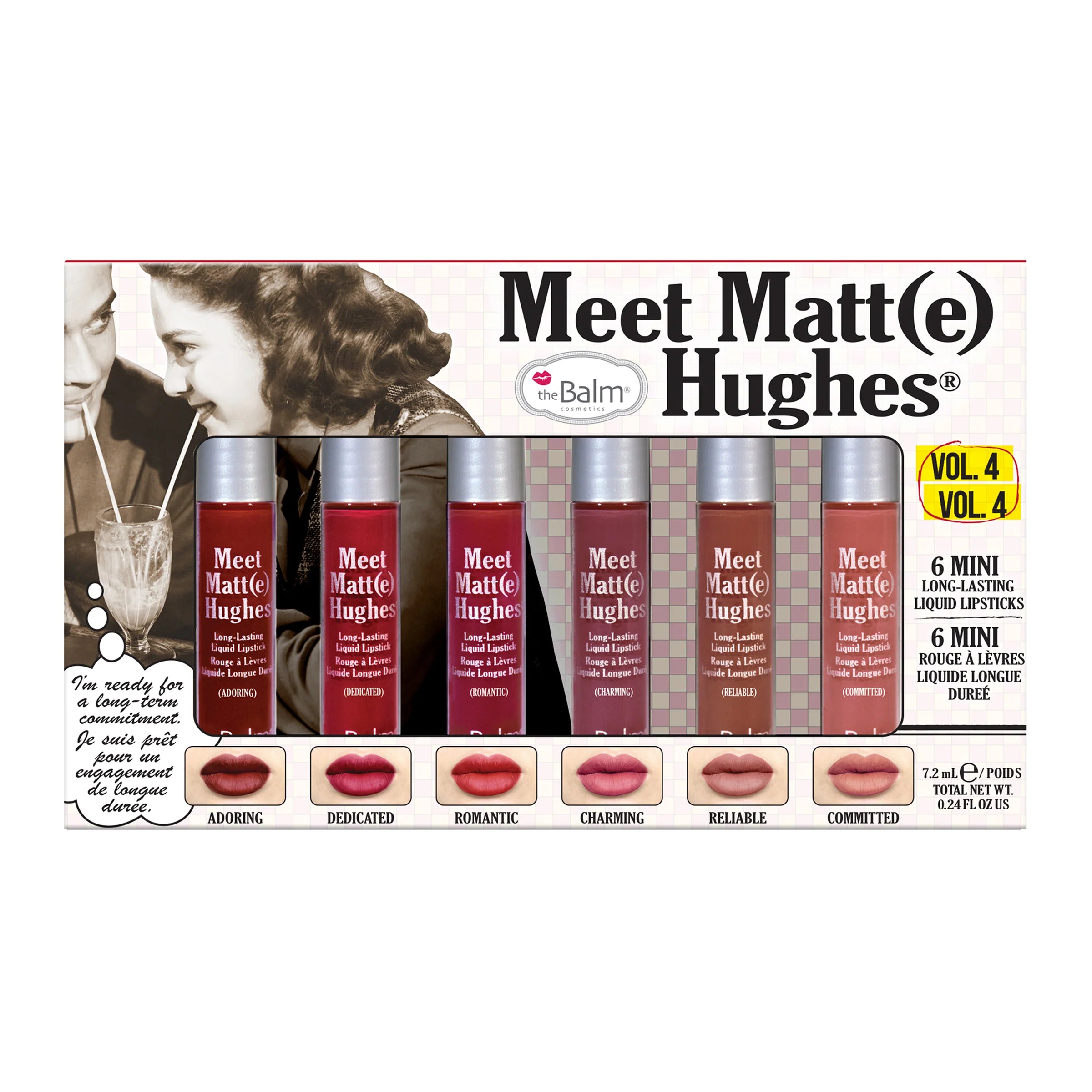 The Balm - Meet Matt Hughes Mini Long Lasting Liquid Lipstick Volume.4 6s