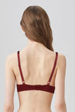 BLS - Pero Wired And Padded Cotton Bra -  Maroon