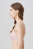 BLS - Pero Wired And Padded Cotton Bra - Pink