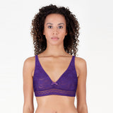 BLS - Pinkie Non Padded Lace Bralette - Purple