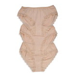 BLS - Zena Cotton Panty - Beige - Pack Of 3