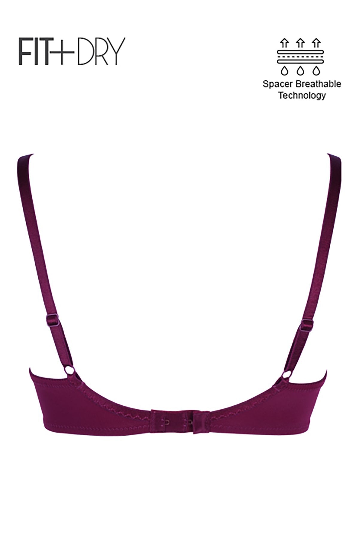 BLS - Breathable Wired And Light Padded Bra - Burgundy – Makeup City  Pakistan