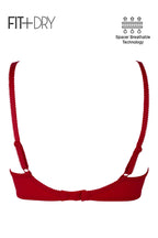 BLS - Breathable Wired And Light Padded Bra - Red