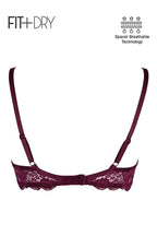 BLS - Breathable Wired And Light Padded Bra - Respberry
