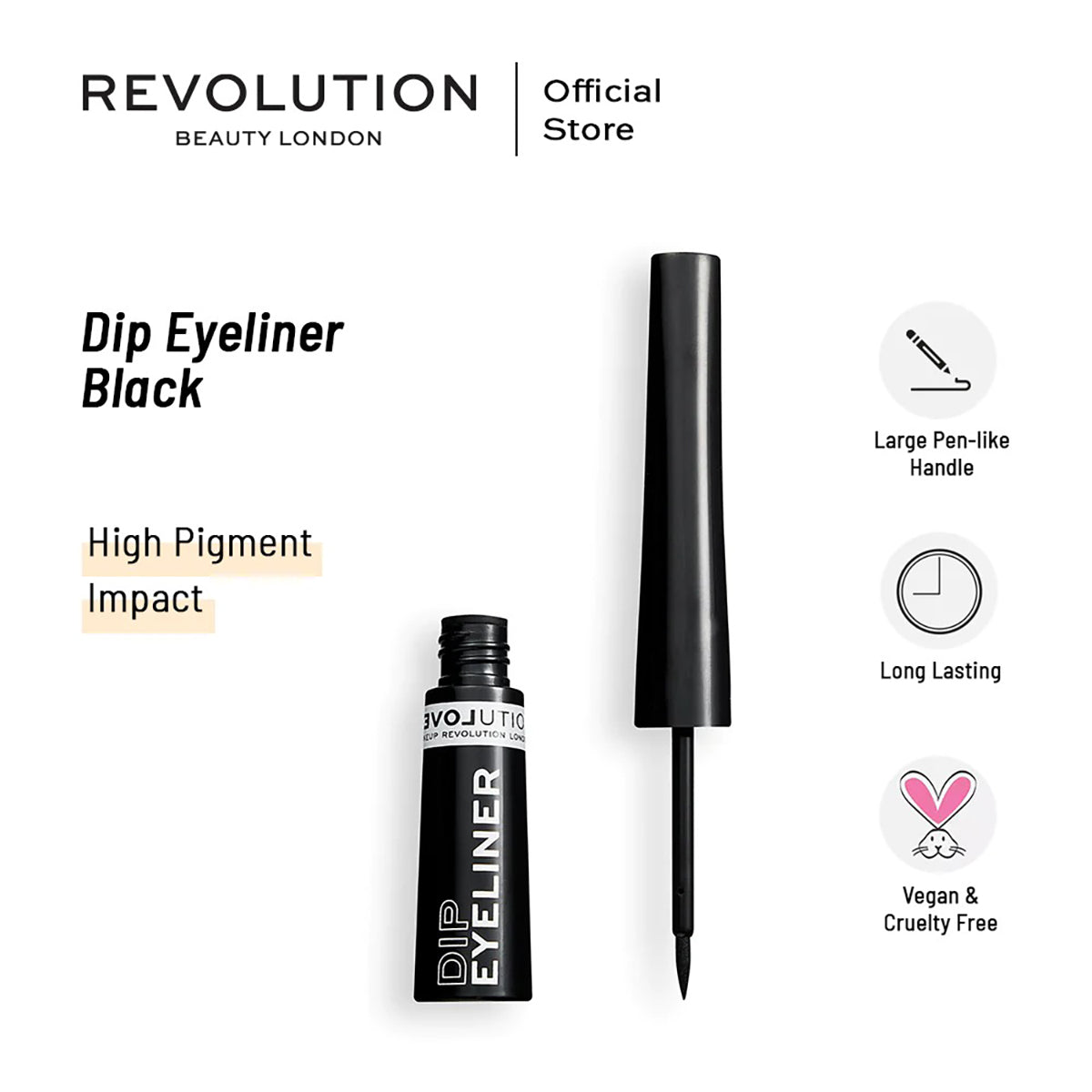 Revolution - Dip Eyeliner Black