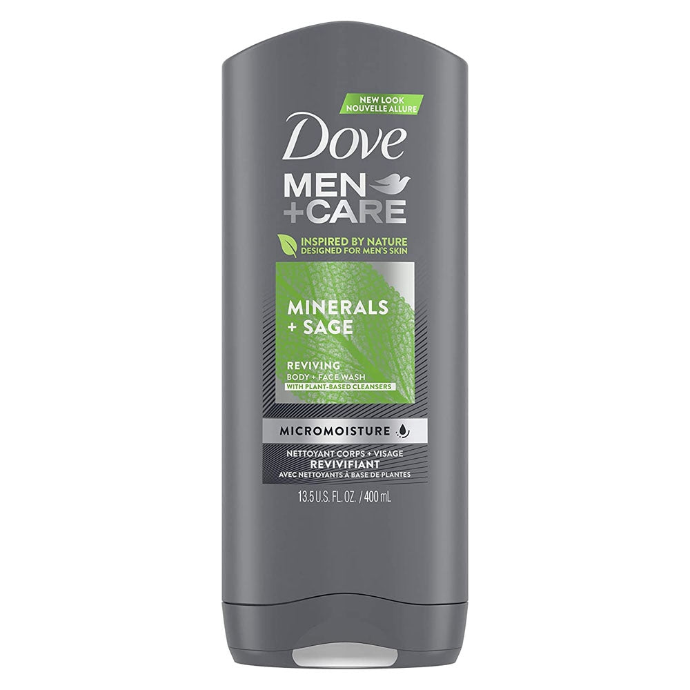 Dove - Minerals + Sage Face & Body Wash 400ml