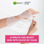 Garnier - Skin Active Hydra Bomb Sakura Tissue Face Mask - Hydrating and Glow Boosting 28g