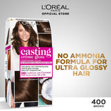 LOreal Paris - Casting Crème Gloss Hair Color - 400 Brown