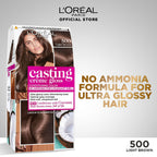 LOreal Paris - Casting Crème Gloss Hair Color - 500 Light Brown
