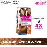 LOreal Paris - Casting Crème Gloss Hair Color - 630 Light Dark Blonde
