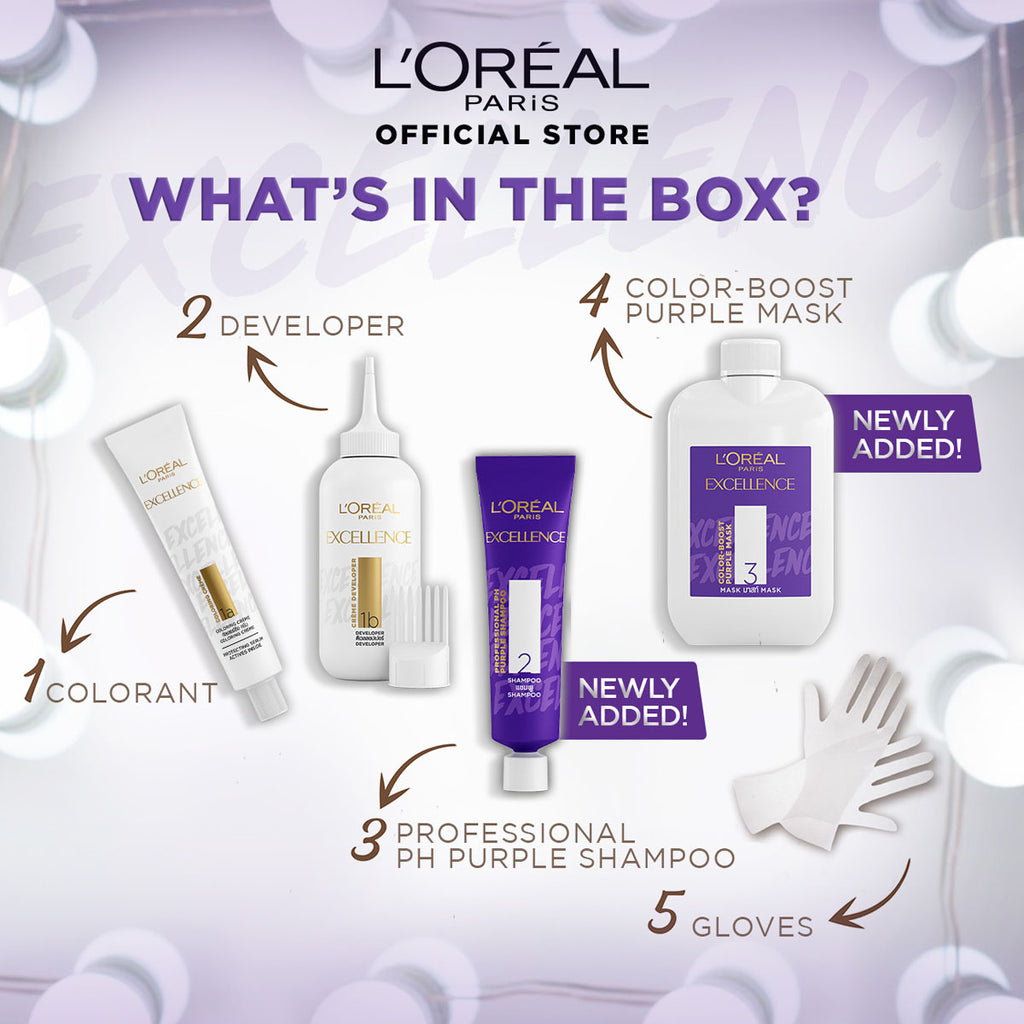LOreal Paris - Excellence Ash Supreme Hair Color - 8.12 Cool Pearl Light Blonde