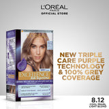 LOreal Paris - Excellence Ash Supreme Hair Color - 8.12 Cool Pearl Light Blonde