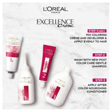 LOreal Paris - Excellence Crème Hair Color - 1 Black Noir