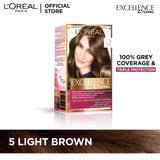 LOreal Paris - Excellence Crème Hair Color - 5 Light Brown