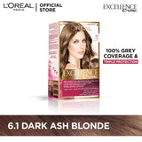 LOreal Paris - Excellence Crème Hair Color - 6.1 Dark Ash Blonde