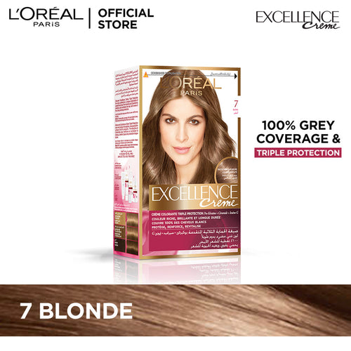 LOreal Paris Excellence Cr me Hair Color 7 Blonde Makeup