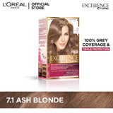 LOreal Paris - Excellence Crème Hair Color - 7.1 Ash Blonde