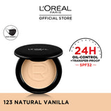LOreal Paris - Infallible 24H Oil Control Compact Powder - 123 Natural Vanilla