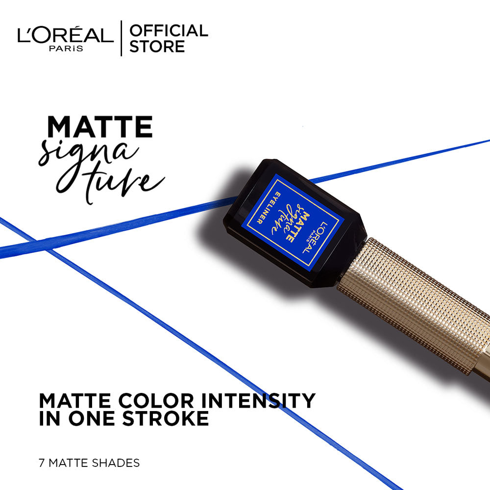 LOreal Paris - Liner Signature Liquid Eyeliner - 02 Blue