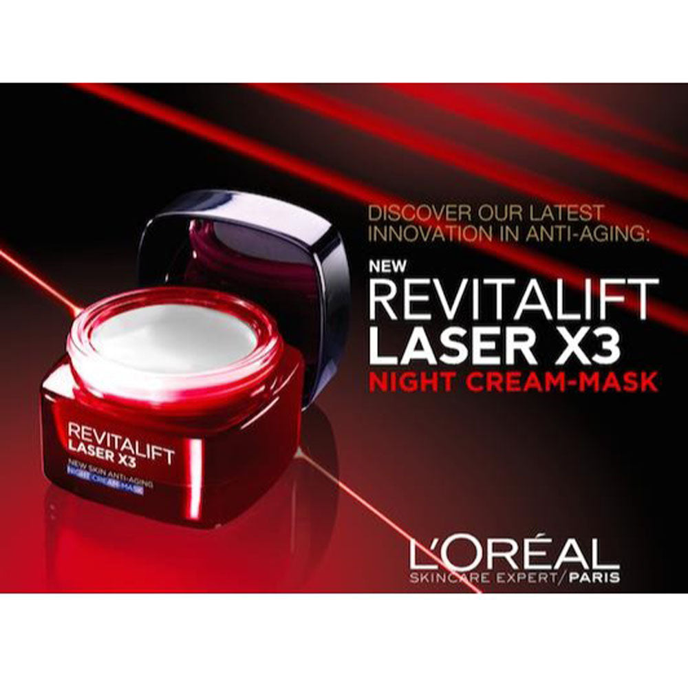 LOreal Paris - Revitalift Laser x 3 Anti Aging Night Cream 50 ML