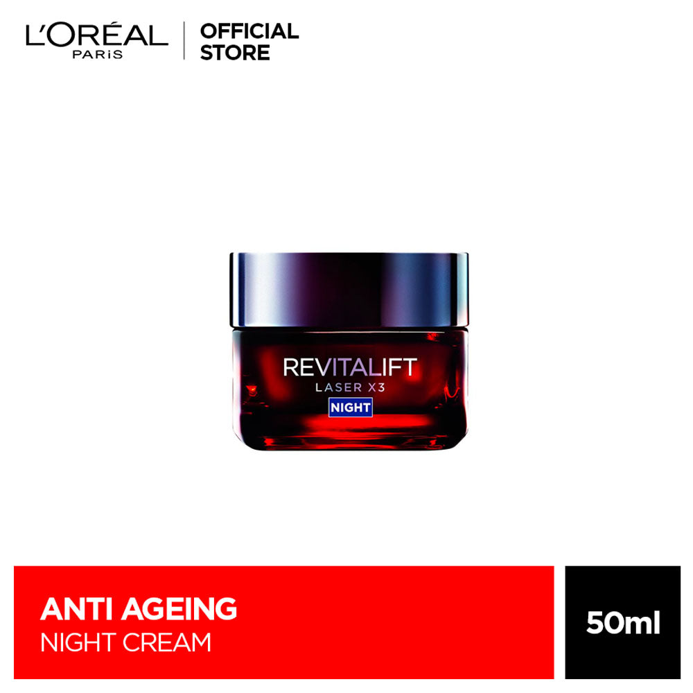LOreal Paris - Revitalift Laser x 3 Anti Aging Night Cream 50 ML