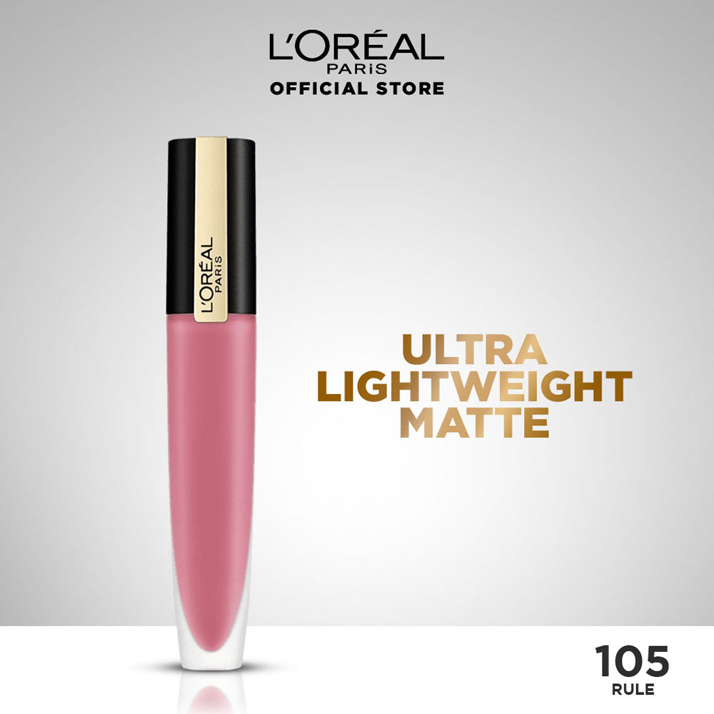 LOreal Paris - Rouge Signature Matte Lipstick - 105 Rule
