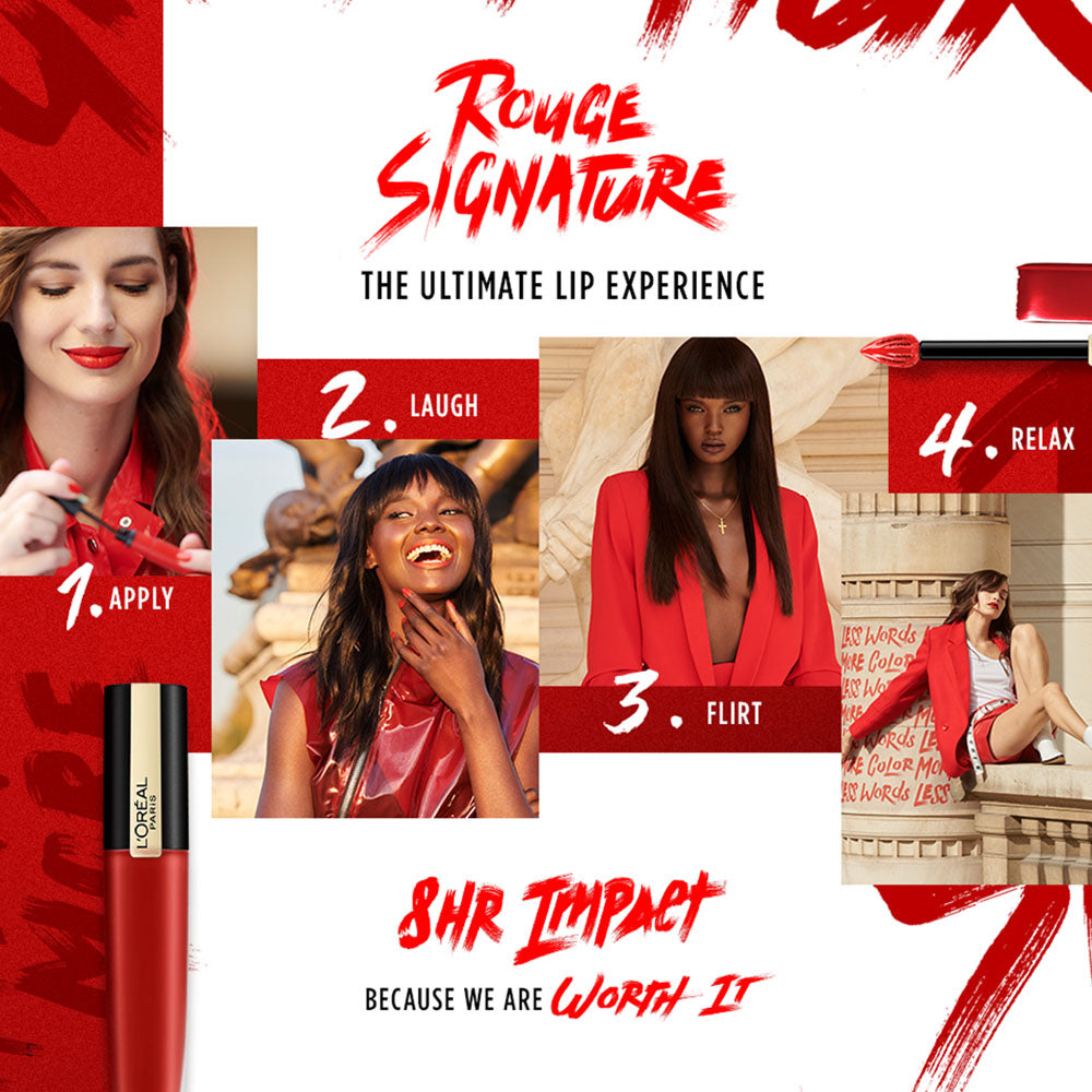 LOreal Paris - Rouge Signature Matte Lipstick - 113 Don't