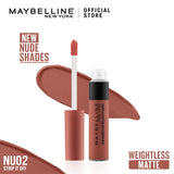 Maybelline - Color Sensational Liquid Matte Lipstick - The Nudes Collection - NU 02 - Strip it off