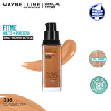 Maybelline - Fit Me Matte + Poreless Liquid Foundation SPF 22 - 335 Classic Tan 30ml