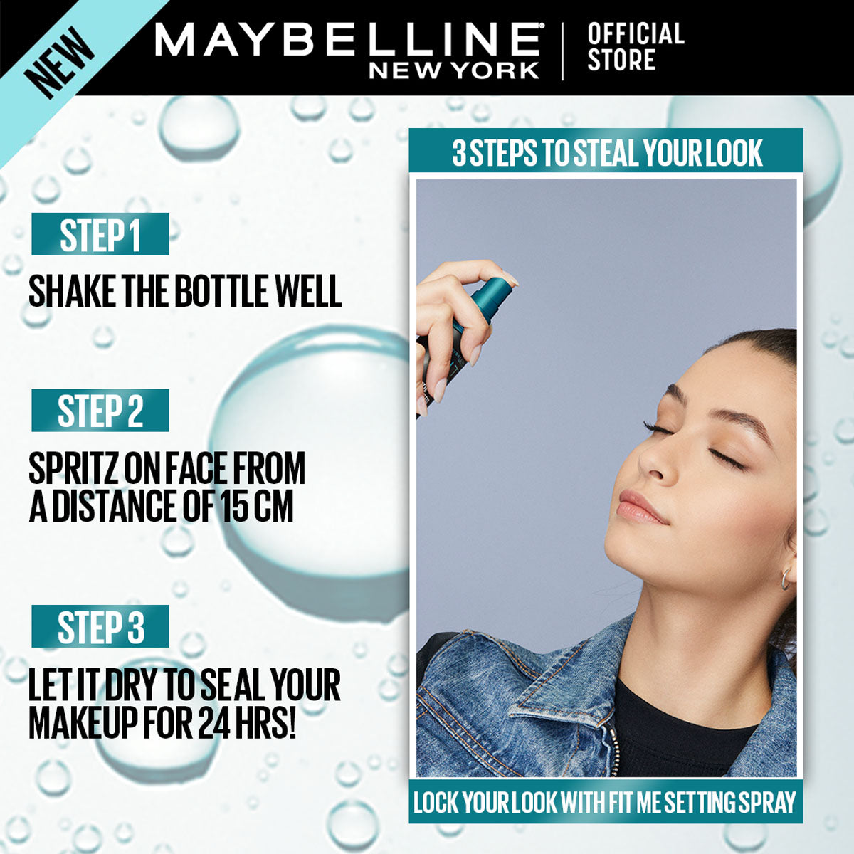 Maybelline - Fit Me Matte Poreless Setting Spray - 60ml