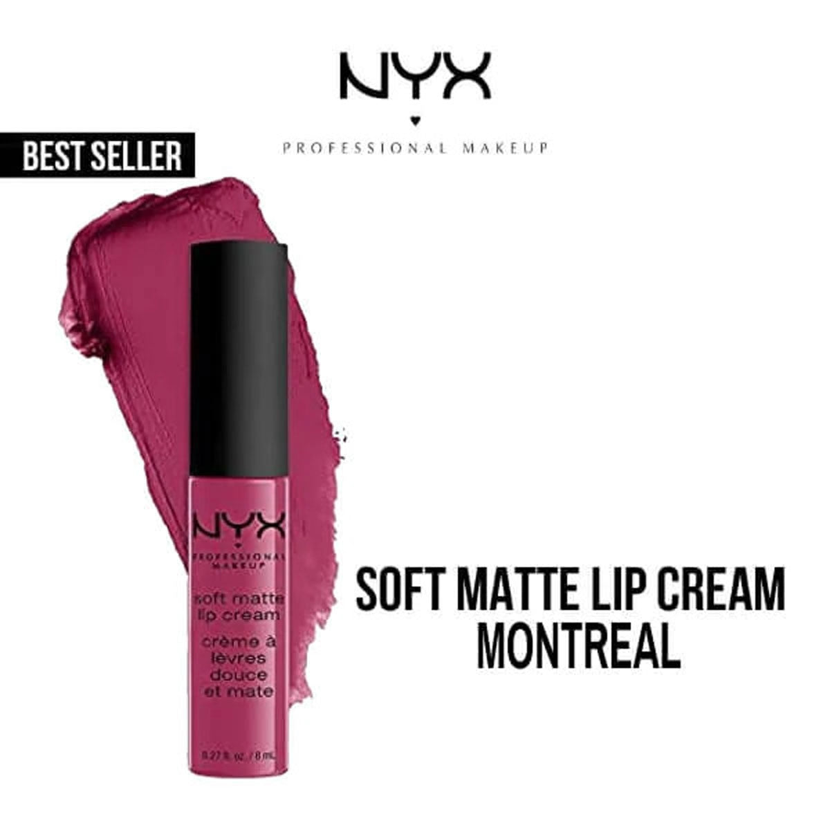 Nyx - Soft Matte Lip Cream Liquid Lipstick - Montreal – Makeup City Pakistan